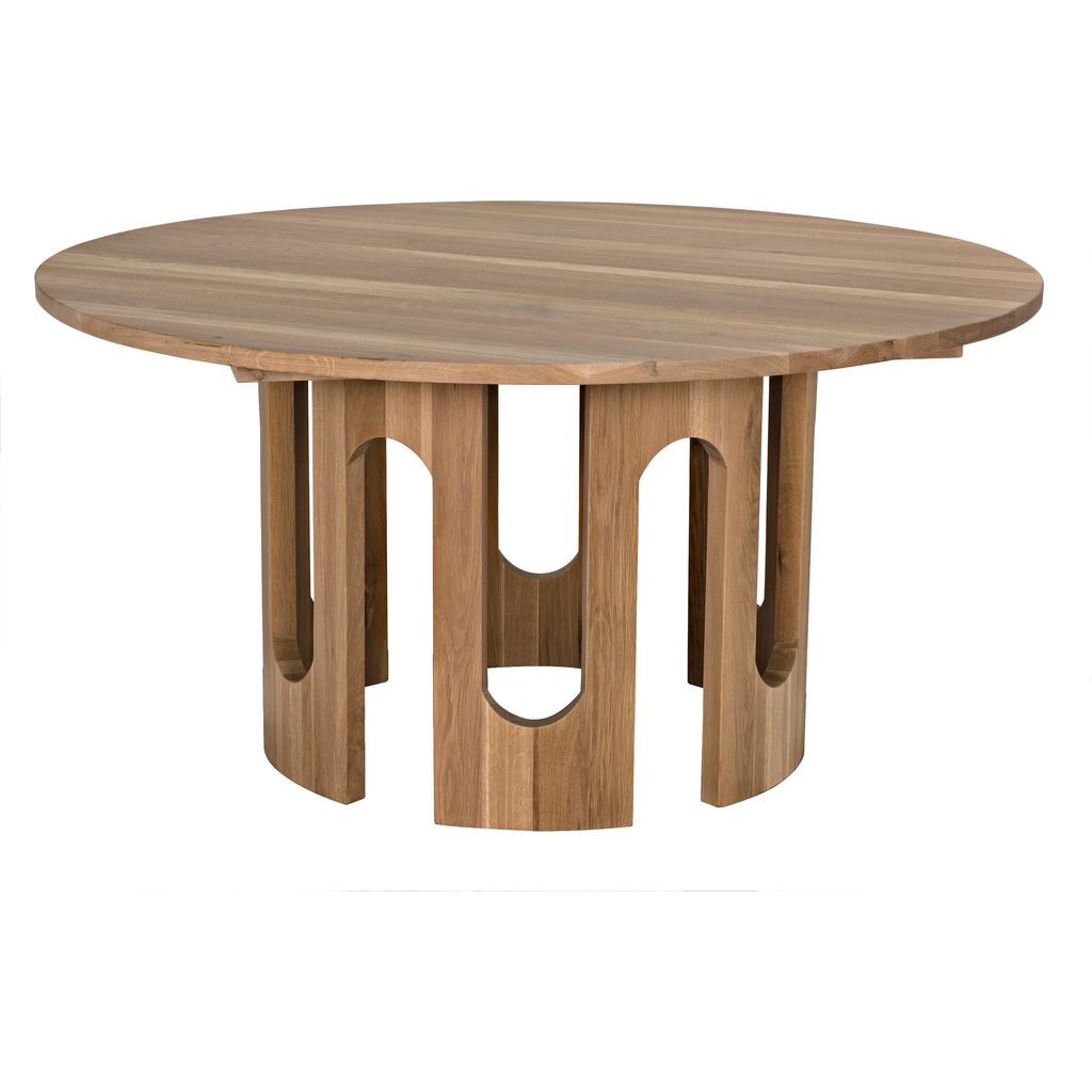 Primary vendor image of Noir Kirill Table, White Oak, 60"