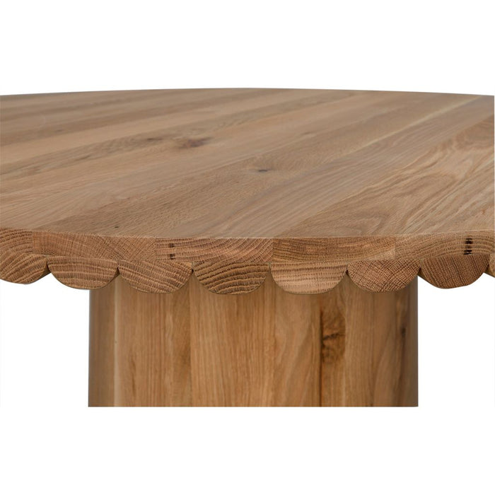 Noir Lane Dining Table - White Oak veneer, 60"