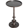 Noir Terni Side Table, Cast Iron, 12"