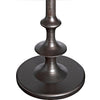 Noir Terni Side Table, Cast Iron, 12"