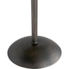 Noir Felix Side Table, Gun Metal Finish - Industrial Steel, 16"