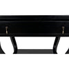 Noir Weldon Side Table, Distressed Black - Birch & Veneer, 20"