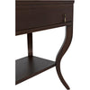 Noir Weldon Side Table, Distressed Brown - Birch & Veneer, 20"