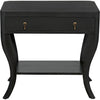 Noir Weldon Side Table, Pale - Mahogany & Veneer, 20"