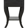 Noir Weldon Side Table, Pale - Mahogany & Veneer, 20"