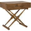 Primary vendor image of Noir Zanta Side Table, Saddle Brown - Mahogany & Veneer, 18"