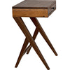 Noir Peter Side Table, Dark Walnut, 14"