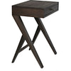 Noir Peter Side Table, Ebony Walnut, 14"