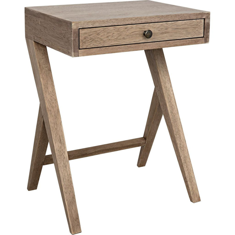 Primary vendor image of Noir Peter Side Table, Washed Walnut, 14