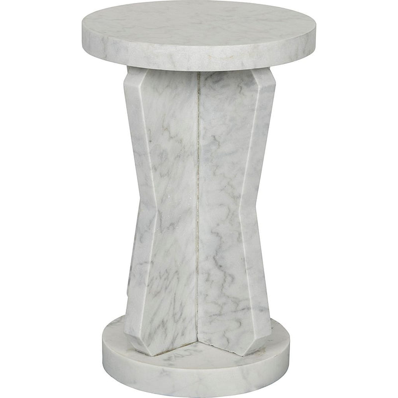 Primary vendor image of Noir Ingram Side Table - Bianco Crown Marble, 15