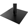 Noir Mies Side Table, Black Steel - Cast Iron, 26"