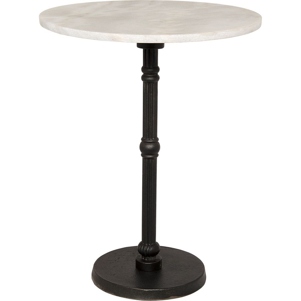 Primary vendor image of Noir Antonie Side Table - Cast Iron & Bianco Crown Marble, 20"