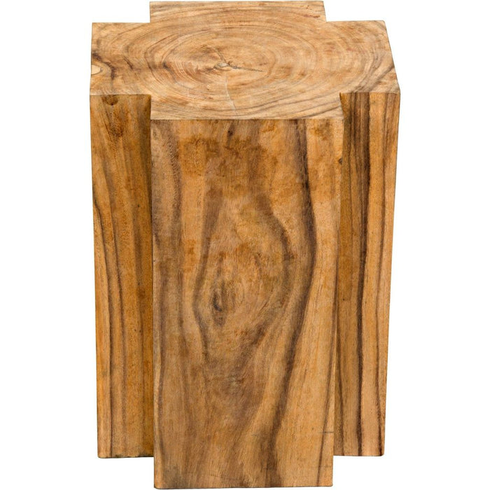 Noir Haru Side Table, Teak, 13"