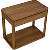 Noir SL11 Side Table, Gold Teak, 18"