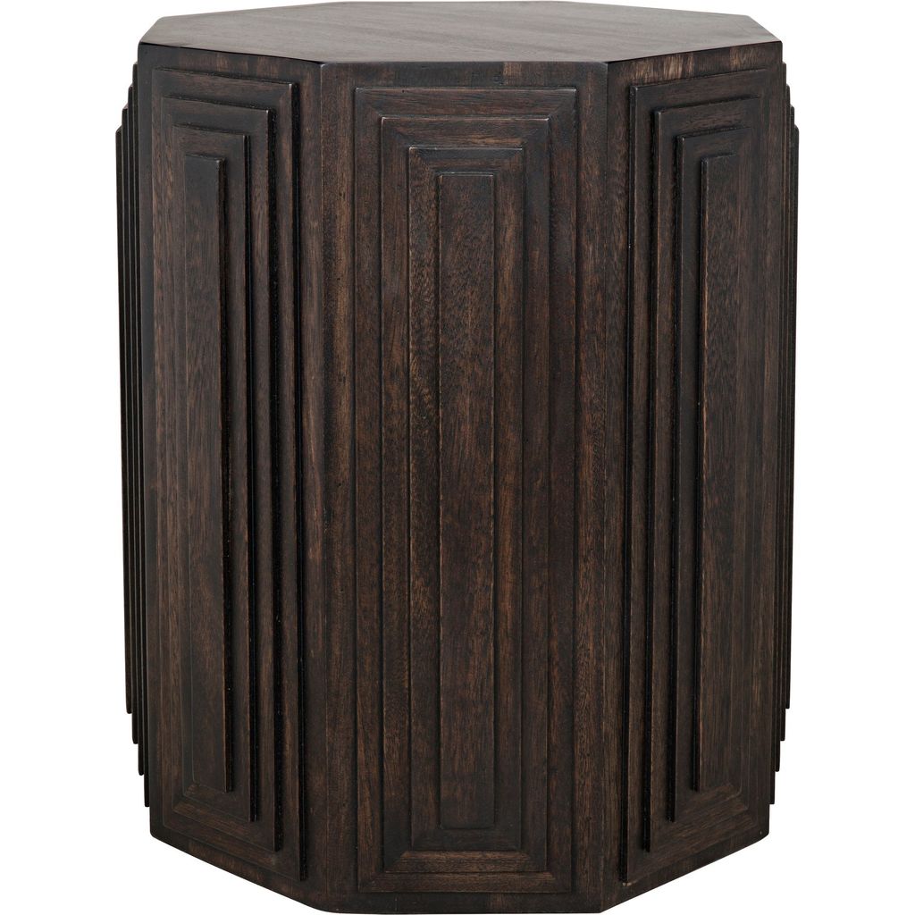 Primary vendor image of Noir Moore Side Table, Ebony - Walnut & Veneer, 22"