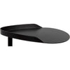 Noir Golem Side Table, Black Steel, 12"