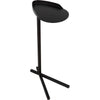 Noir Golem Side Table, Black Steel, 12"