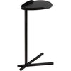 Noir Golem Side Table, Black Steel, 12"