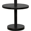 Noir Reed Side Table - Mahogany, 22"