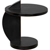 Noir Reed Side Table - Mahogany, 22"