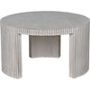 Noir Jgor Side/Coffee Table, White Wash - Mahogany, 32"