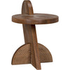 Noir Saturn Side Table, Dark Walnut, 29"