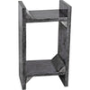 Noir Easton Side Table, B - Marble, 10"