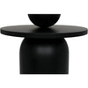 Noir Arabella Side Table - Industrial Steel, 20"