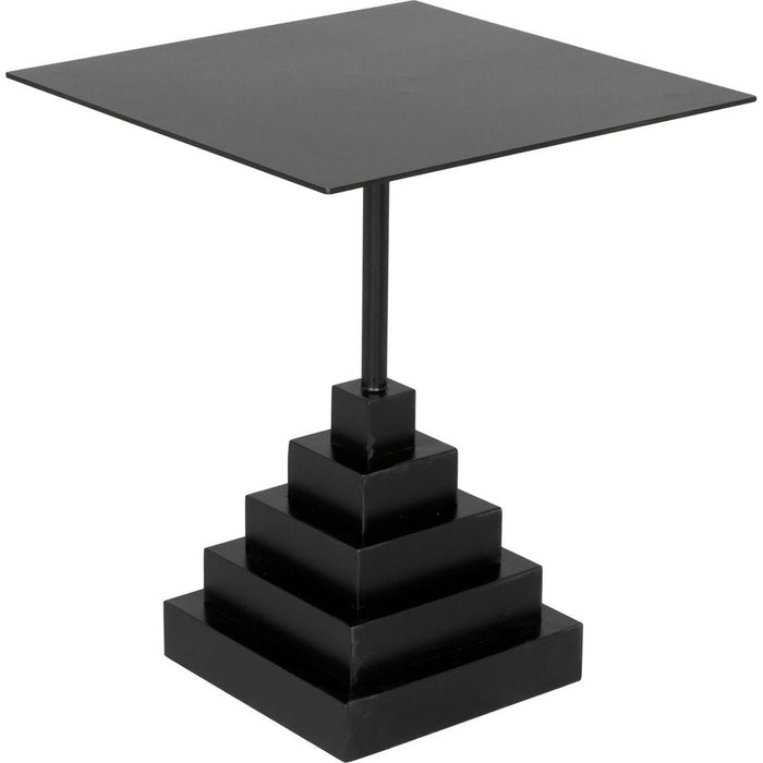 Primary vendor image of Noir Nova Square Side Table - Industrial Steel, 19.5"