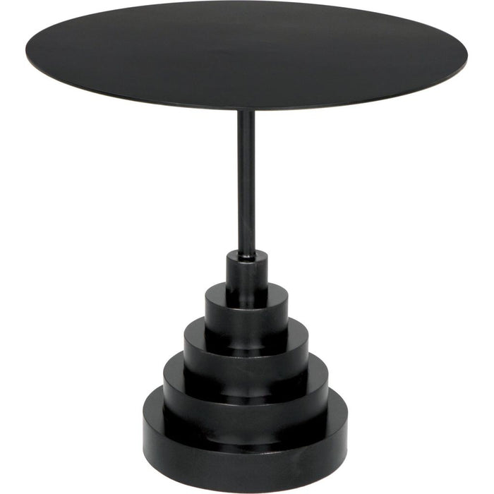 Primary vendor image of Noir Nova Round Side Table - Industrial Steel, 23.5"