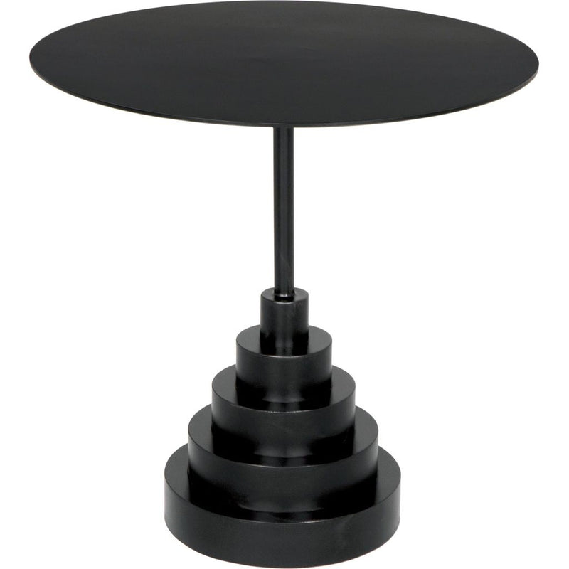 Primary vendor image of Noir Nova Round Side Table - Industrial Steel, 23.5