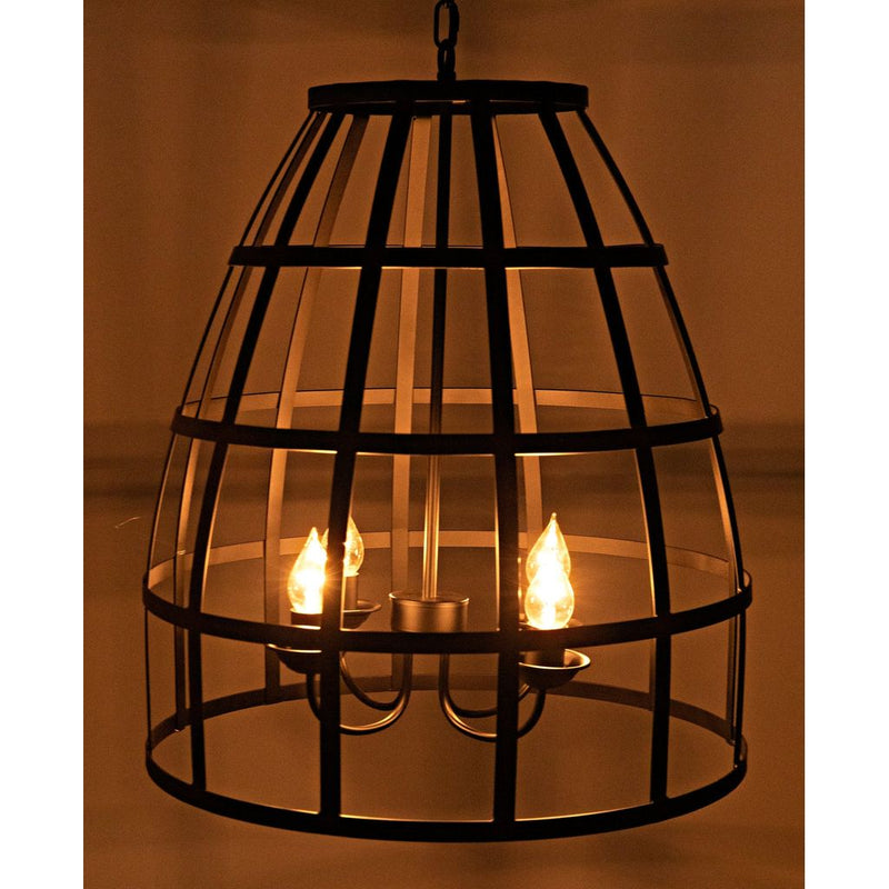 Primary vendor image of Noir Birdcage Pendant 305, Black Steel