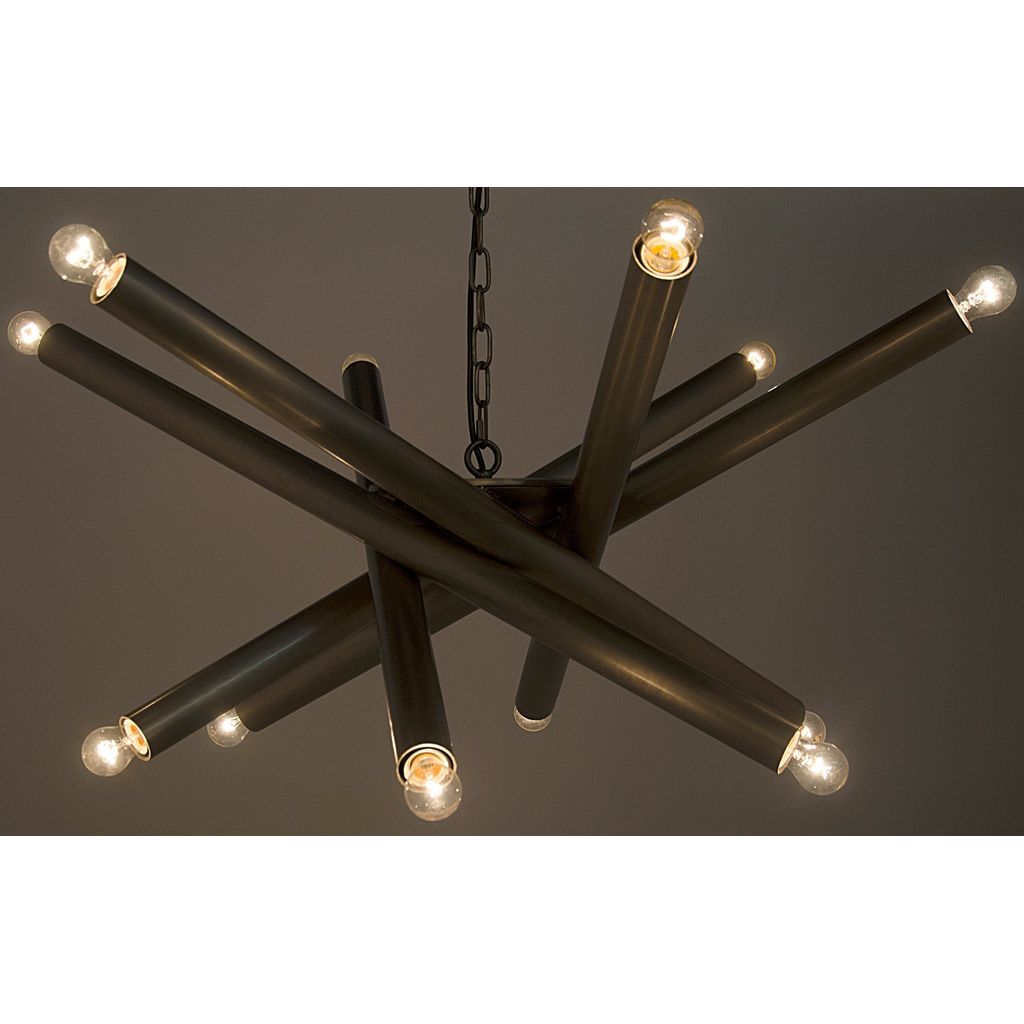 Primary vendor image of Noir Lex Chandelier, Metal w/ Antique Silver Finish