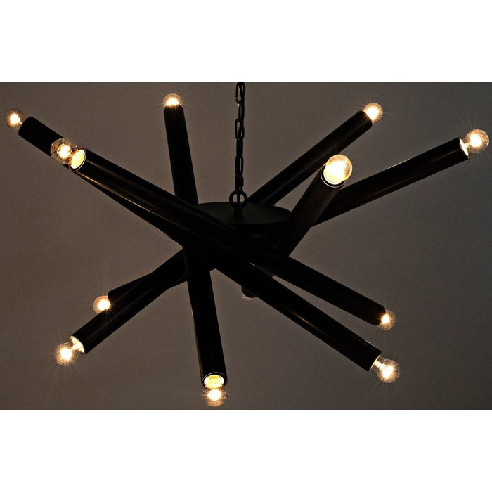 Primary vendor image of Noir Lex Chandelier, Black Steel