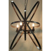 Noir Sassari Pendant, Black Steel