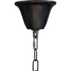 Noir Sassari Pendant, Black Steel