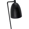 Noir Asti Floor Lamp, Black Steel