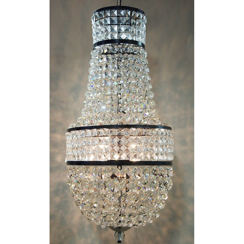 Primary vendor image of Noir Anna Chandelier, Black Steel