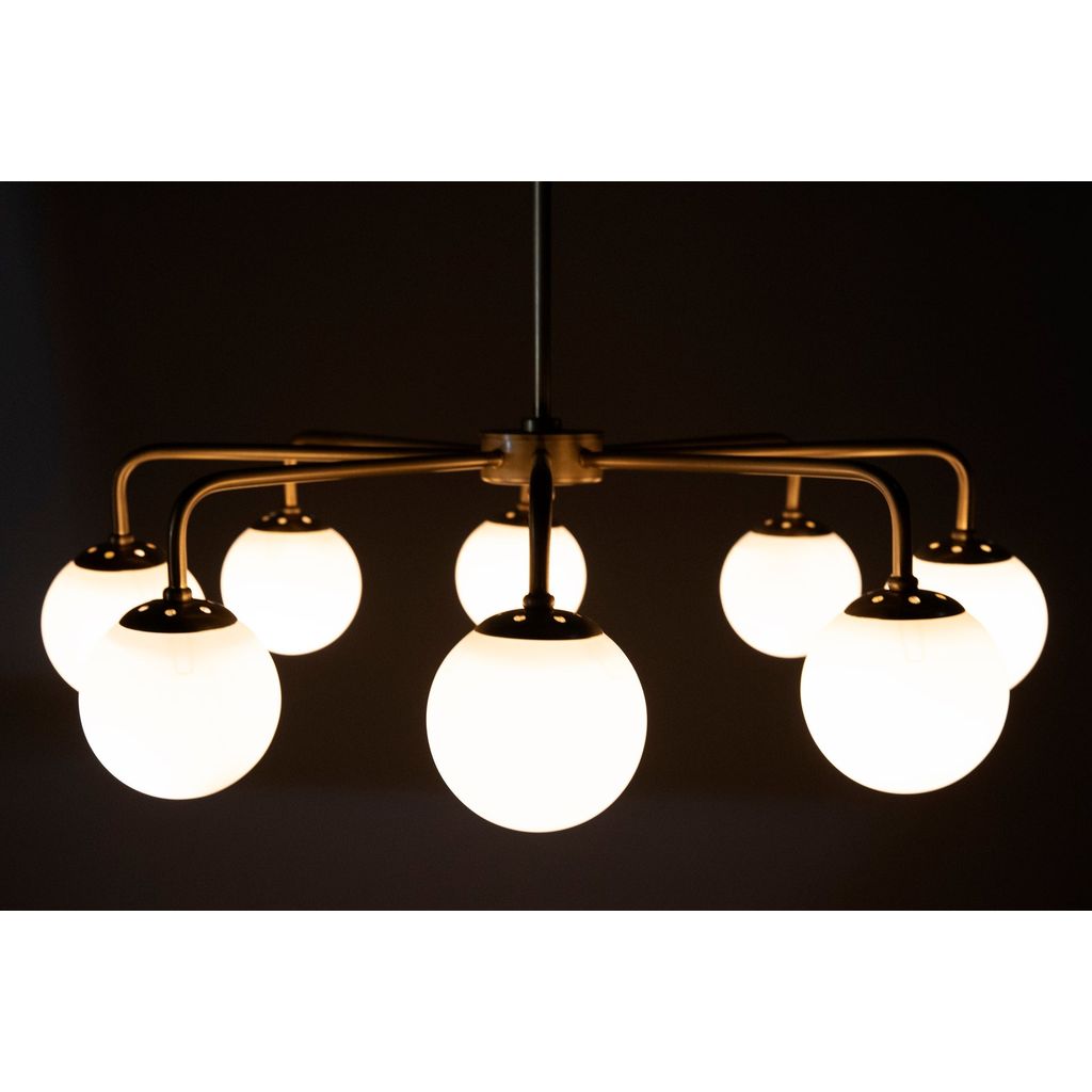 Primary vendor image of Noir Larenta Chandelier, Antique Brass & Glass