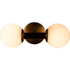 Noir Antiope Sconce, Antique Brass & Glass