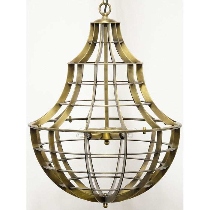 Primary vendor image of Noir Ribcage Chandelier - Metal