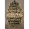 Noir Illumination Chandelier, Chrome Finish & Glass