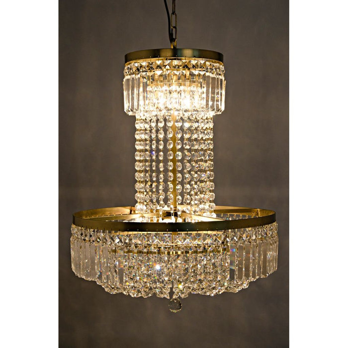 Primary vendor image of Noir St. Petersburg Chandelier, Antique Brass & Glass