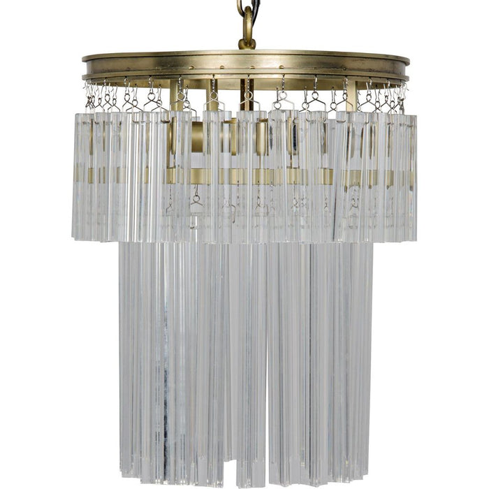 Primary vendor image of Noir Toby Chandelier, Antique Brass & Crystal