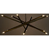 Primary vendor image of Noir Ikram Chandelier, Metal w/ Brass Finish