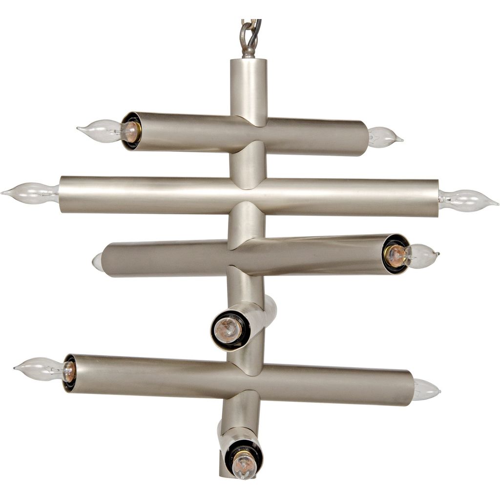 Primary vendor image of Noir Alex Chandelier, Metal w/ Antique Silver Finish