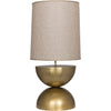 Primary vendor image of Noir Pulan Table Lamp, Metal w/ Brass Finish, 15"