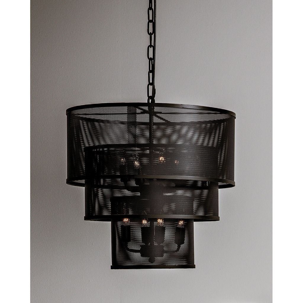 Primary vendor image of Noir Arena Pendant, Black Steel