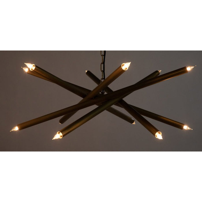 Primary vendor image of Noir Ikram Chandelier, Small, Metal w/ Brass Finish