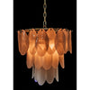 Noir Lotus Chandelier - Glass & Metal